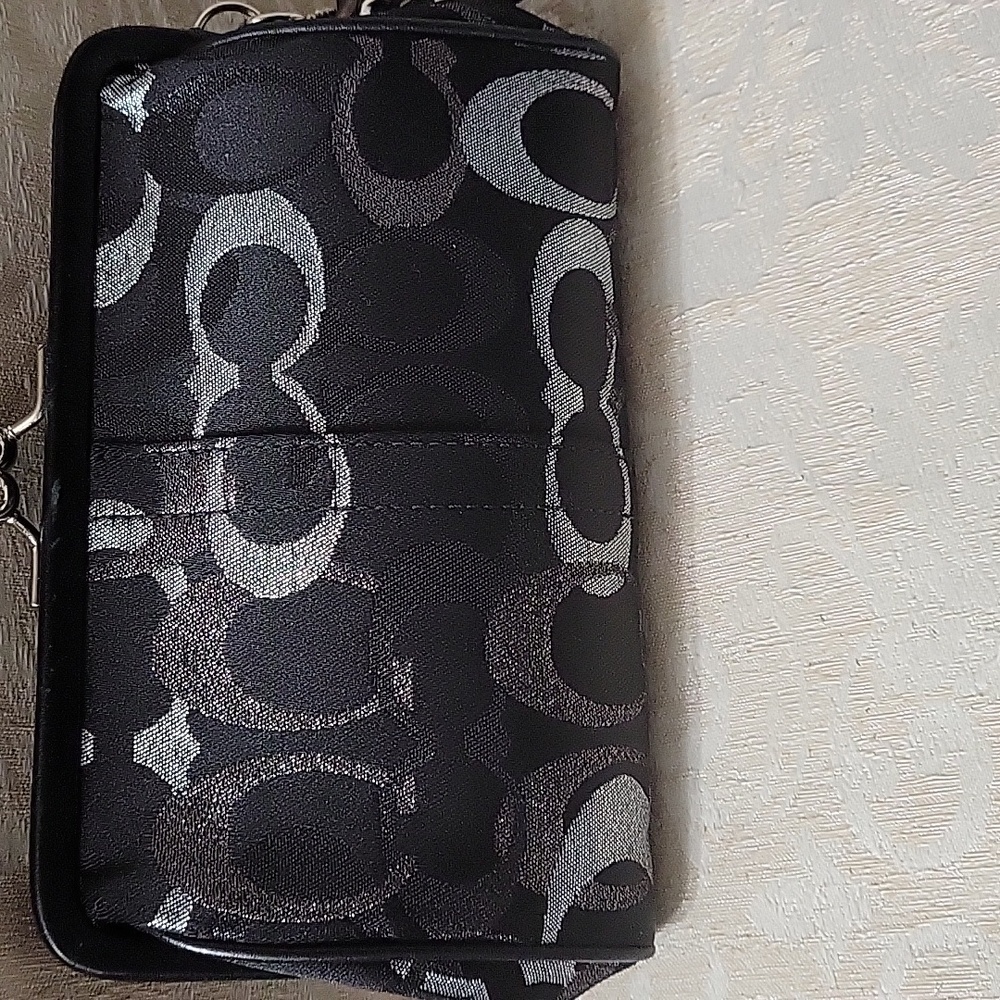 Coach Optic Mini 2007 Signature C Kisslock Wristlet View 2